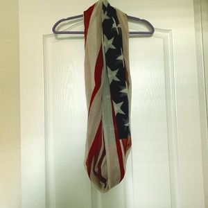 American flag infinity scarf